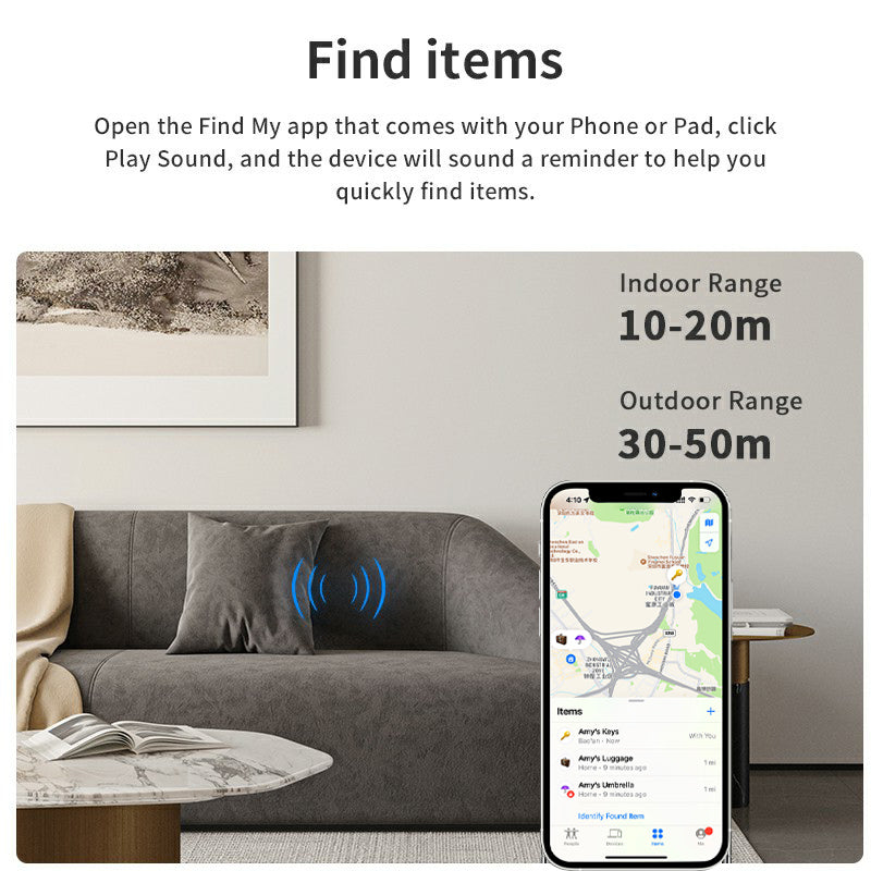 UnMagik Smart Tag Works With "Apple Find My" Tracking Device GPS 3 Year Battery